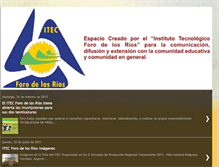 Tablet Screenshot of itecfdelosrios.blogspot.com