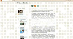 Desktop Screenshot of o-escondidinho.blogspot.com