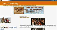 Desktop Screenshot of like-a-boomerang.blogspot.com