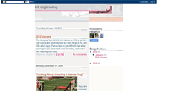 Desktop Screenshot of hi5dogtraining.blogspot.com