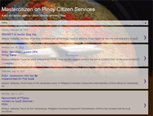 Tablet Screenshot of mastercitizen-blog.blogspot.com