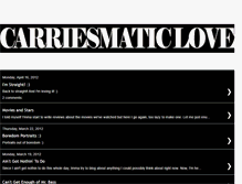 Tablet Screenshot of carriesmaticlove.blogspot.com