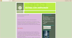 Desktop Screenshot of duvidascomeletricidade.blogspot.com