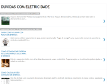 Tablet Screenshot of duvidascomeletricidade.blogspot.com