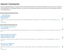 Tablet Screenshot of islamic-comments.blogspot.com