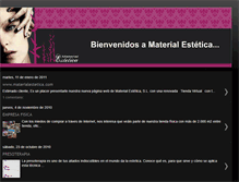 Tablet Screenshot of materialestetica.blogspot.com