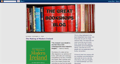 Desktop Screenshot of greatbookshops.blogspot.com