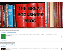 Tablet Screenshot of greatbookshops.blogspot.com