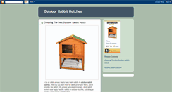 Desktop Screenshot of outdoorrabbithutches.blogspot.com