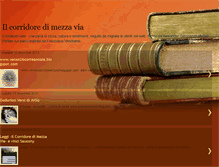 Tablet Screenshot of ilcorridoredimezzavia.blogspot.com