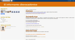 Desktop Screenshot of elinformanteciberacademico.blogspot.com