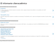 Tablet Screenshot of elinformanteciberacademico.blogspot.com