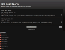 Tablet Screenshot of birdbearsports.blogspot.com