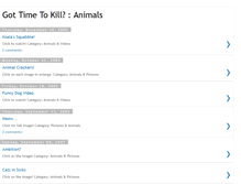 Tablet Screenshot of gottimetoanimals.blogspot.com