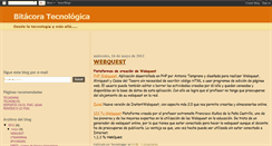 Desktop Screenshot of bitacoratecno.blogspot.com