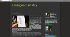 Desktop Screenshot of emergent-lucidity.blogspot.com