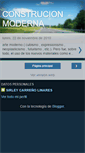 Mobile Screenshot of construcionmoderna.blogspot.com