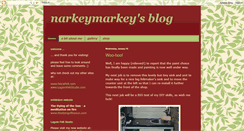 Desktop Screenshot of narkeymarkeysblog.blogspot.com