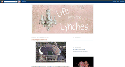 Desktop Screenshot of lifewiththelynchs.blogspot.com