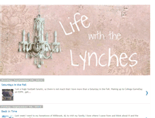 Tablet Screenshot of lifewiththelynchs.blogspot.com