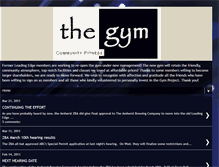 Tablet Screenshot of ourgym.blogspot.com