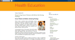 Desktop Screenshot of healtheducation101.blogspot.com