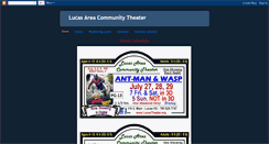 Desktop Screenshot of lucastheater.blogspot.com