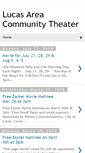 Mobile Screenshot of lucastheater.blogspot.com