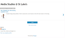 Tablet Screenshot of mediastudiesstlukes.blogspot.com
