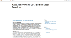 Desktop Screenshot of makemoneyonline2013e.blogspot.com