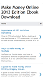 Mobile Screenshot of makemoneyonline2013e.blogspot.com