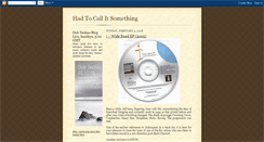 Desktop Screenshot of hadtocallitsomething.blogspot.com
