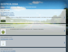 Tablet Screenshot of ecoteologiapuj.blogspot.com