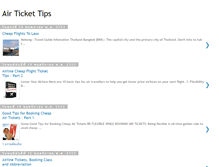 Tablet Screenshot of airtickettips.blogspot.com
