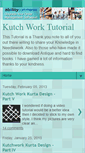 Mobile Screenshot of kutchwork-tutorial.blogspot.com