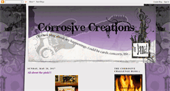 Desktop Screenshot of corrosivecreationsbyjanet.blogspot.com