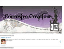 Tablet Screenshot of corrosivecreationsbyjanet.blogspot.com