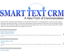Tablet Screenshot of cliff-smarttextcrm.blogspot.com