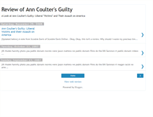 Tablet Screenshot of anncoulterguilty.blogspot.com