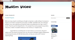 Desktop Screenshot of muslimvoiceout.blogspot.com