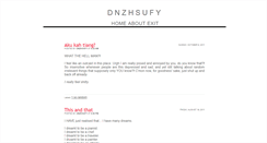 Desktop Screenshot of dnzhsufy.blogspot.com