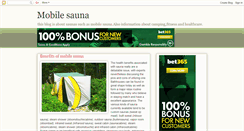 Desktop Screenshot of mobilesauna.blogspot.com