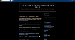 Desktop Screenshot of dfwcarfinder.blogspot.com