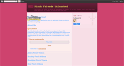Desktop Screenshot of finchfriendsunleashed.blogspot.com