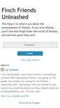 Mobile Screenshot of finchfriendsunleashed.blogspot.com