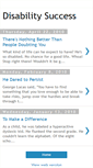 Mobile Screenshot of disabilitysuccess.blogspot.com