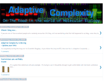 Tablet Screenshot of adaptivecomplexity.blogspot.com