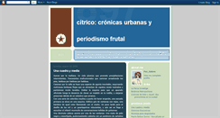 Desktop Screenshot of citricoperiodismofrutal.blogspot.com