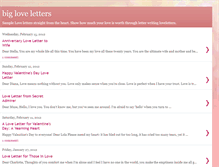 Tablet Screenshot of bigloveletters.blogspot.com