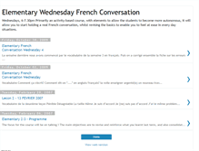 Tablet Screenshot of elementary-conversational-french.blogspot.com